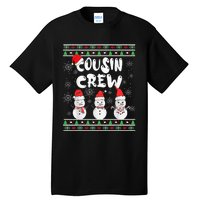 Cousin Crew Christmas Pajamas Snow Merry Xmas Family Boy Tall T-Shirt