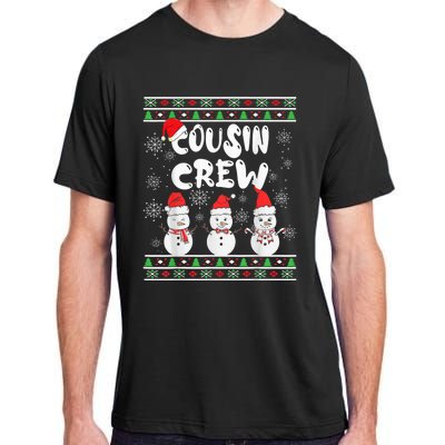 Cousin Crew Christmas Pajamas Snow Merry Xmas Family Boy Adult ChromaSoft Performance T-Shirt