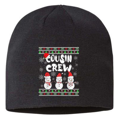Cousin Crew Christmas Pajamas Snow Merry Xmas Family Boy Sustainable Beanie
