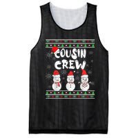 Cousin Crew Christmas Pajamas Snow Merry Xmas Family Boy Mesh Reversible Basketball Jersey Tank