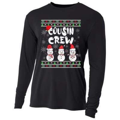 Cousin Crew Christmas Pajamas Snow Merry Xmas Family Boy Cooling Performance Long Sleeve Crew