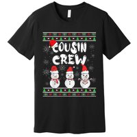 Cousin Crew Christmas Pajamas Snow Merry Xmas Family Boy Premium T-Shirt