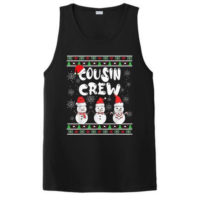 Cousin Crew Christmas Pajamas Snow Merry Xmas Family Boy PosiCharge Competitor Tank