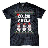 Cousin Crew Christmas Pajamas Snow Merry Xmas Family Boy Tie-Dye T-Shirt