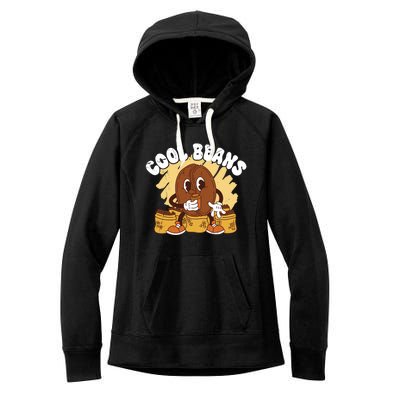 Cool Cartoon Coffee Beans Funny Quotes For Coffee Lovers Cute Gift Women's Fleece Hoodie