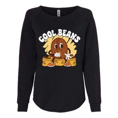 Cool Cartoon Coffee Beans Funny Quotes For Coffee Lovers Cute Gift Womens California Wash Sweatshirt