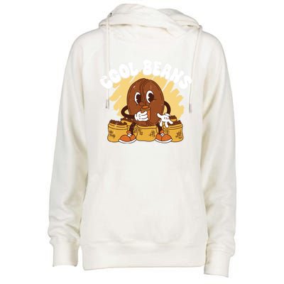 Cool Cartoon Coffee Beans Funny Quotes For Coffee Lovers Cute Gift Womens Funnel Neck Pullover Hood