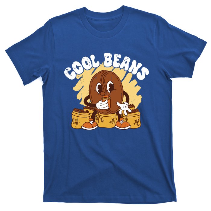 Cool Cartoon Coffee Beans Funny Quotes For Coffee Lovers Cute Gift T-Shirt