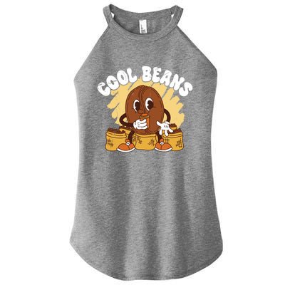 Cool Cartoon Coffee Beans Funny Quotes For Coffee Lovers Cute Gift Women's Perfect Tri Rocker Tank