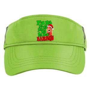 Christmas Chicken Caroling Fa Ra Ra Ugly Christmas Sweater Gift Adult Drive Performance Visor