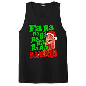 Christmas Chicken Caroling Fa Ra Ra Ugly Christmas Sweater Gift PosiCharge Competitor Tank