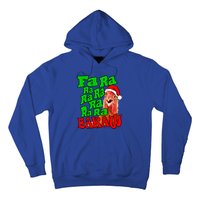 Christmas Chicken Caroling Fa Ra Ra Ugly Christmas Sweater Gift Hoodie