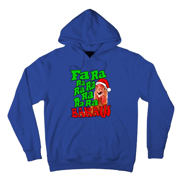 Christmas Chicken Caroling Fa Ra Ra Ugly Christmas Sweater Gift Hoodie