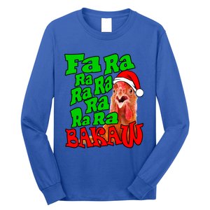 Christmas Chicken Caroling Fa Ra Ra Ugly Christmas Sweater Gift Long Sleeve Shirt