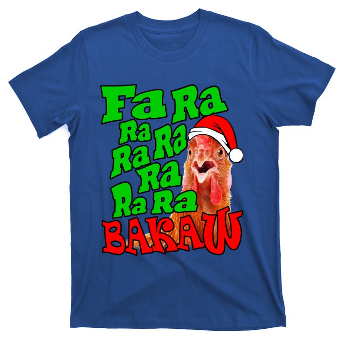 Christmas Chicken Caroling Fa Ra Ra Ugly Christmas Sweater Gift T-Shirt