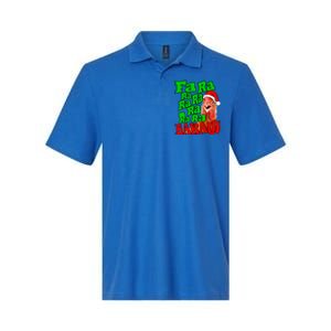 Christmas Chicken Caroling Fa Ra Ra Ugly Christmas Sweater Gift Softstyle Adult Sport Polo