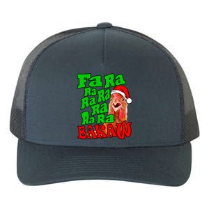 Christmas Chicken Caroling Fa Ra Ra Ugly Christmas Sweater Gift Yupoong Adult 5-Panel Trucker Hat