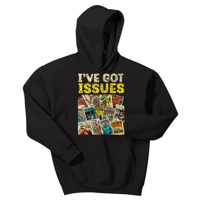 Comic Collector Comic Reader Reading Comic Books Kids Hoodie