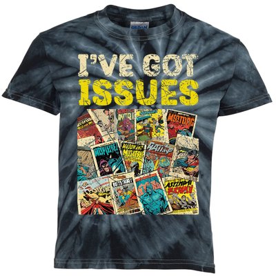 Comic Collector Comic Reader Reading Comic Books Kids Tie-Dye T-Shirt