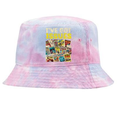 Comic Collector Comic Reader Reading Comic Books Tie-Dyed Bucket Hat