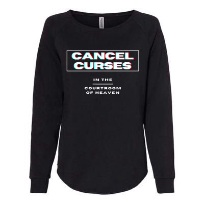 CANCEL CURSES Womens California Wash Sweatshirt