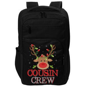 Christmas Cousin Crew Funny Reindeer Xmas Holidays Cool Gift Impact Tech Backpack