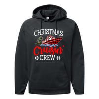 Christmas Cruisin Crew Cruise Matching Family Pajamas Performance Fleece Hoodie