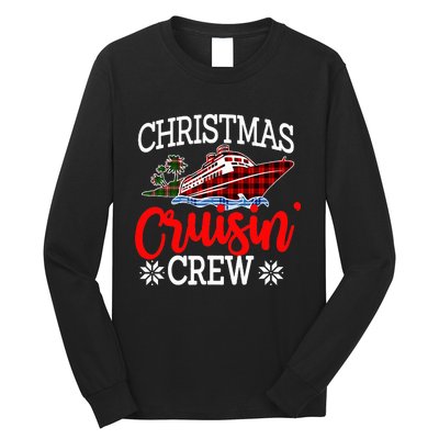 Christmas Cruisin Crew Cruise Matching Family Pajamas Long Sleeve Shirt