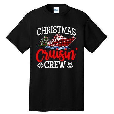 Christmas Cruisin Crew Cruise Matching Family Pajamas Tall T-Shirt