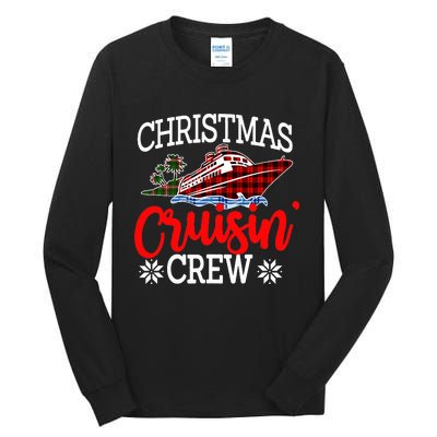 Christmas Cruisin Crew Cruise Matching Family Pajamas Tall Long Sleeve T-Shirt