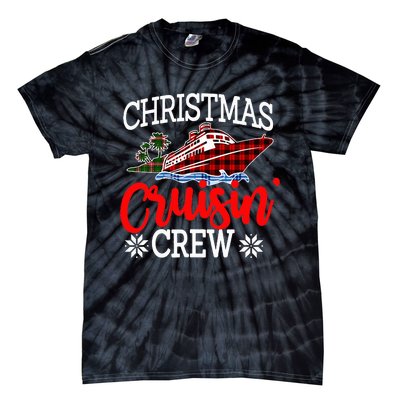 Christmas Cruisin Crew Cruise Matching Family Pajamas Tie-Dye T-Shirt