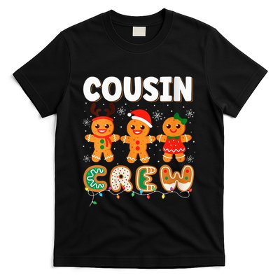 Cousin Crew Christmas Pajama Shirt Gingerbread Man Xmas T-Shirt