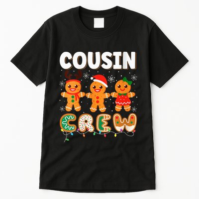 Cousin Crew Christmas Pajama Shirt Gingerbread Man Xmas Tall T-Shirt