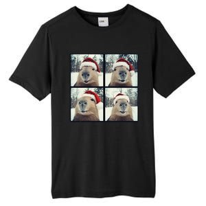 Capybara Christmas Tall Fusion ChromaSoft Performance T-Shirt