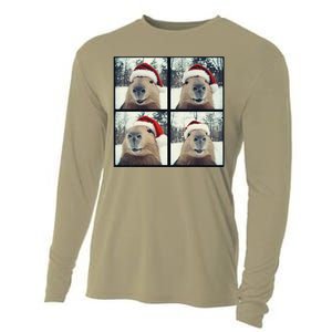 Capybara Christmas Cooling Performance Long Sleeve Crew