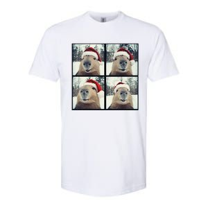 Capybara Christmas Softstyle CVC T-Shirt