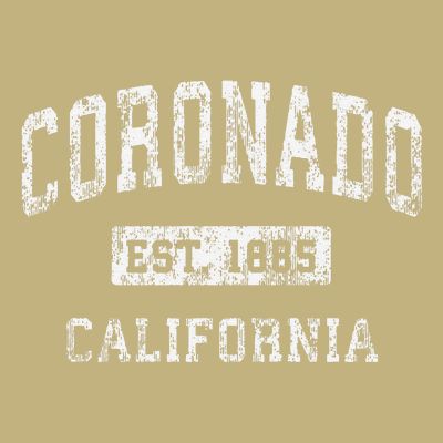 Coronado California Ca Vintage Established T-Shirt