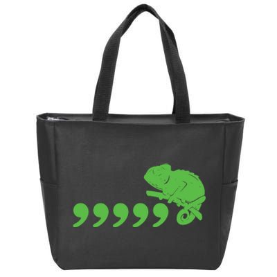 Comma Chameleon Zip Tote Bag