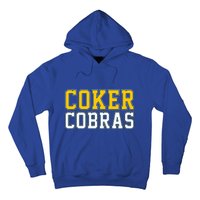 Coker College Cobras Vintage Sports Hoodie