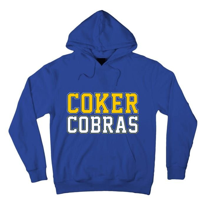 Coker College Cobras Vintage Sports Tall Hoodie