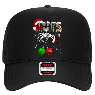 Chestnuts Christmas Chest Nuts Xmas Couple Matching Costume High Crown Mesh Back Trucker Hat