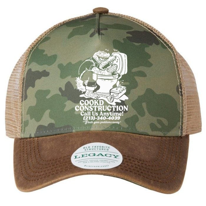 Cookd Construction Call Us Anytime 213 340 4039 Flush Your Problems Away Legacy Tie Dye Trucker Hat