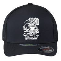 Cookd Construction Call Us Anytime 213 340 4039 Flush Your Problems Away Flexfit Unipanel Trucker Cap