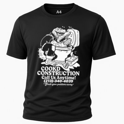 Cookd Construction Call Us Anytime 213 340 4039 Flush Your Problems Away Performance Shirt