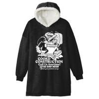 Cookd Construction Call Us Anytime 213 340 4039 Flush Your Problems Away Hooded Wearable Blanket