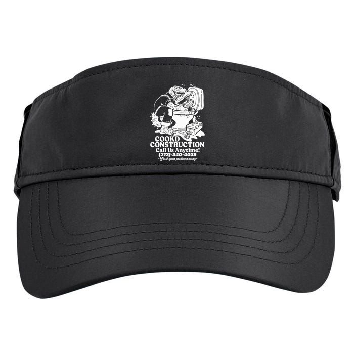 Cookd Construction Call Us Anytime 213 340 4039 Flush Your Problems Away Adult Drive Performance Visor
