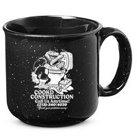 Cookd Construction Call Us Anytime 213 340 4039 Flush Your Problems Away 15oz Campfire Ceramic Mug