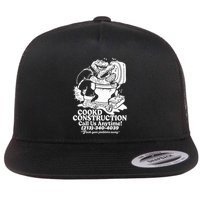 Cookd Construction Call Us Anytime 213 340 4039 Flush Your Problems Away Flatbill Hat