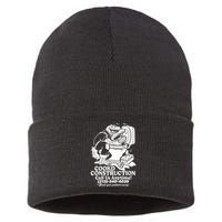 Cookd Construction Call Us Anytime 213 340 4039 Flush Your Problems Away Sustainable Knit Beanie