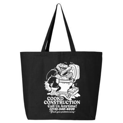 Cookd Construction Call Us Anytime 213 340 4039 Flush Your Problems Away 25L Jumbo Tote